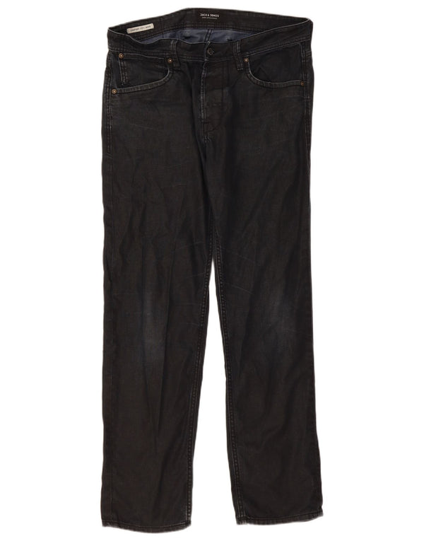 Мужские прямые джинсы Jack & Jones Mike Comfort Fit W32 L29, черные