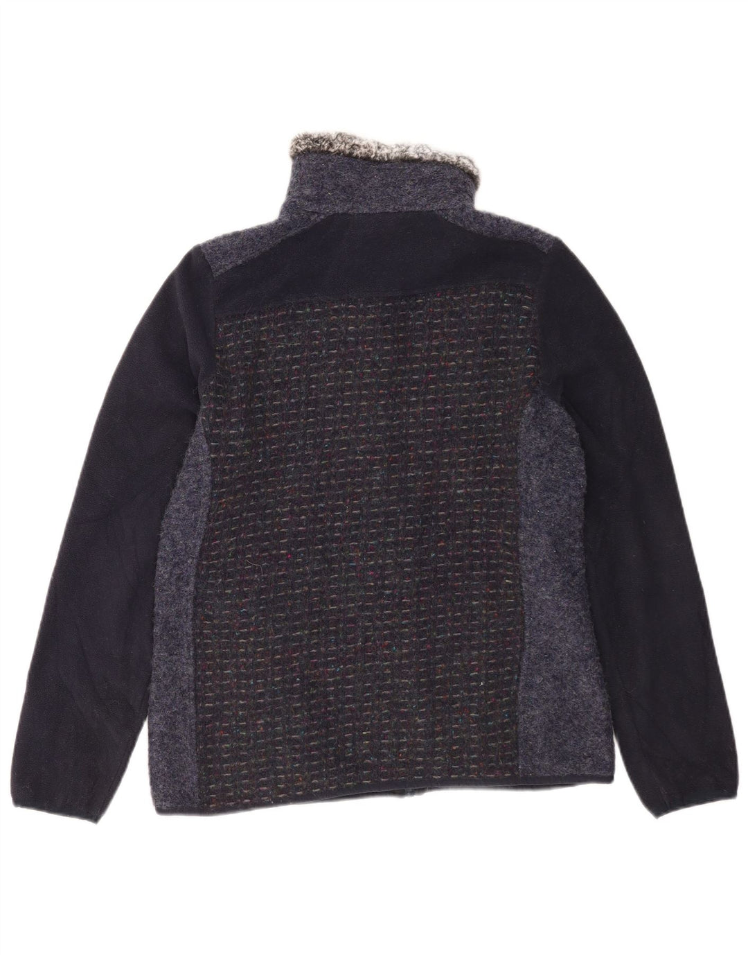 Женская флисовая куртка CMP UK 18 XL, темно-синяя, полиэстер с цветными блоками