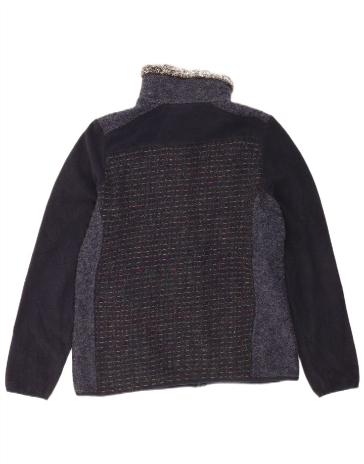 Женская флисовая куртка CMP UK 18 XL, темно-синяя, полиэстер с цветными блоками