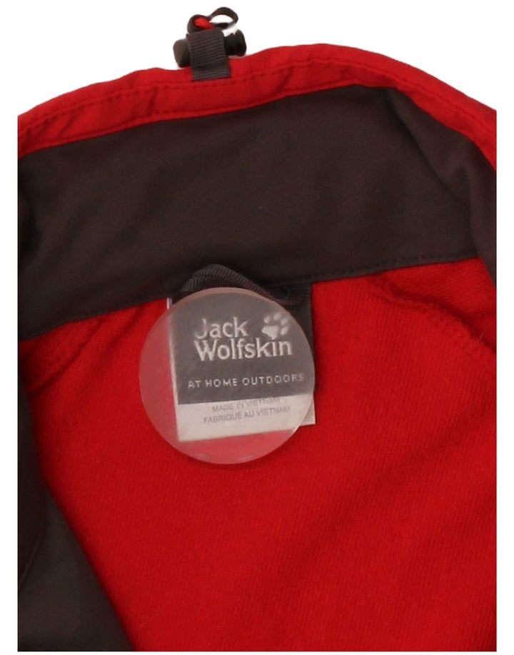 JACK WOLFSKIN Mens Windbreaker Jacket UK 34 Small Red Polyester