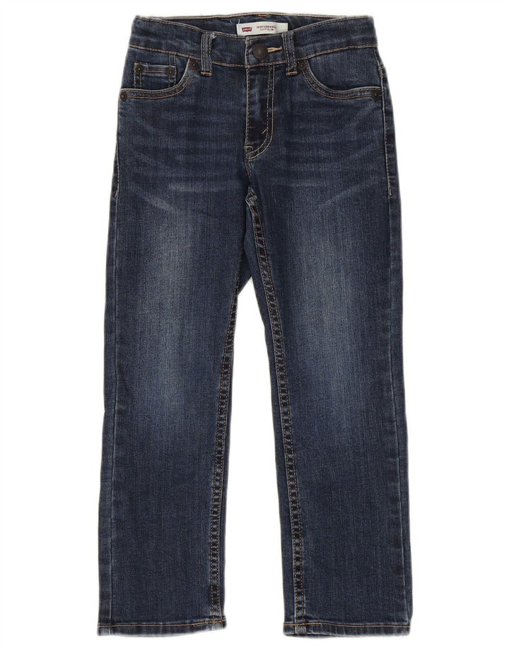 Джинсы Levi's 511 Slim для мальчиков 5–6 лет W22 L20, синий хлопок