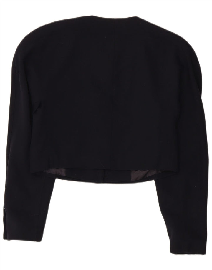 Женское укороченное болеро Mondi с графическим рисунком EU 38, средний темно-синий