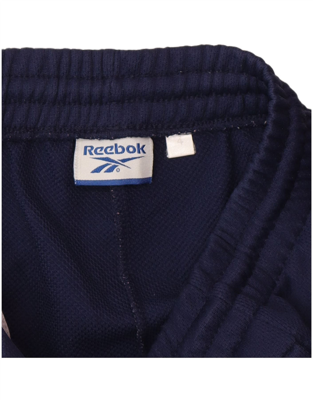 Reebok Мужские спортивные брюки с графическим рисунком, большие темно-синие, полиэстер