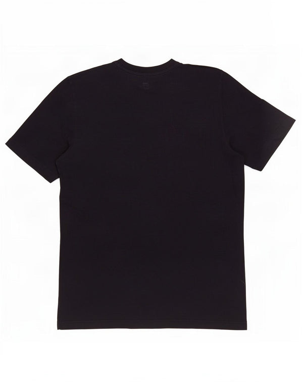Adidas Mens Graphic T-Shirt Top Medium Navy Blue Cotton