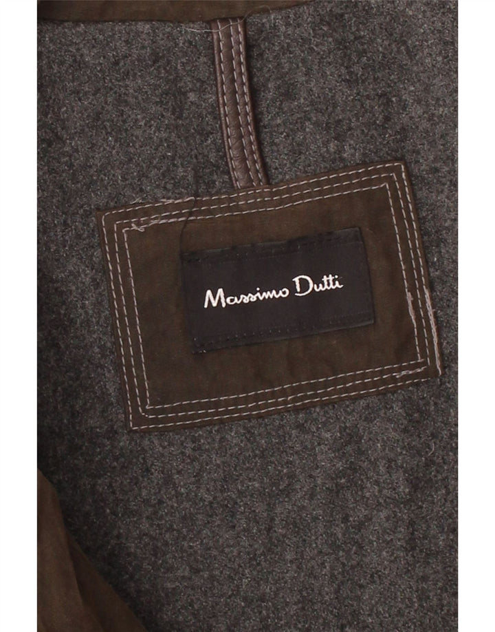 Мужская куртка MASSIMO DUTTI из вощеного хлопка UK 44 2XL Коричневый