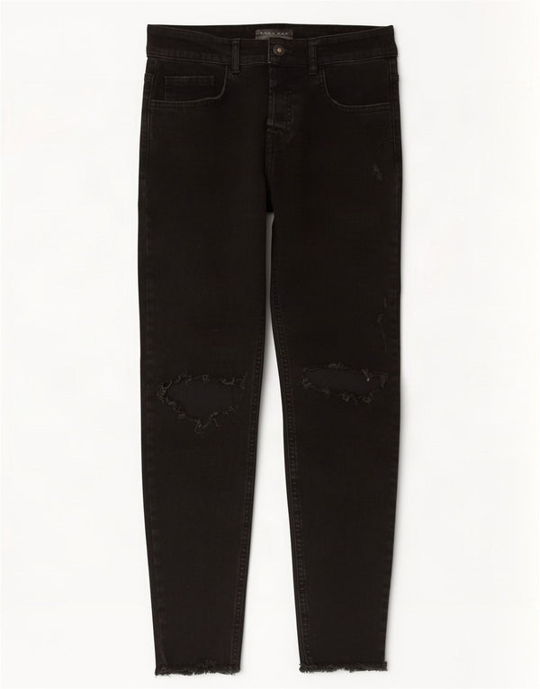 Мужские джинсы узкого кроя Zara EU 40 Medium W31 L28, черный хлопок