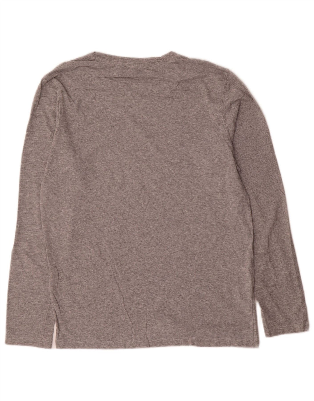 Мужской топ Jack & Jones из хлопка с длинными рукавами, маленький серый в крапинку