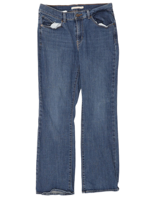 Женские классические джинсы Bootcut Levi's, размер США 10, большие размеры W30 L30, синий хлопок