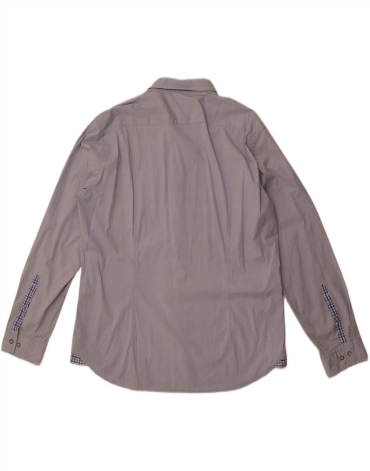 Мужская рубашка Hugo Boss 2XL, синяя, хлопок