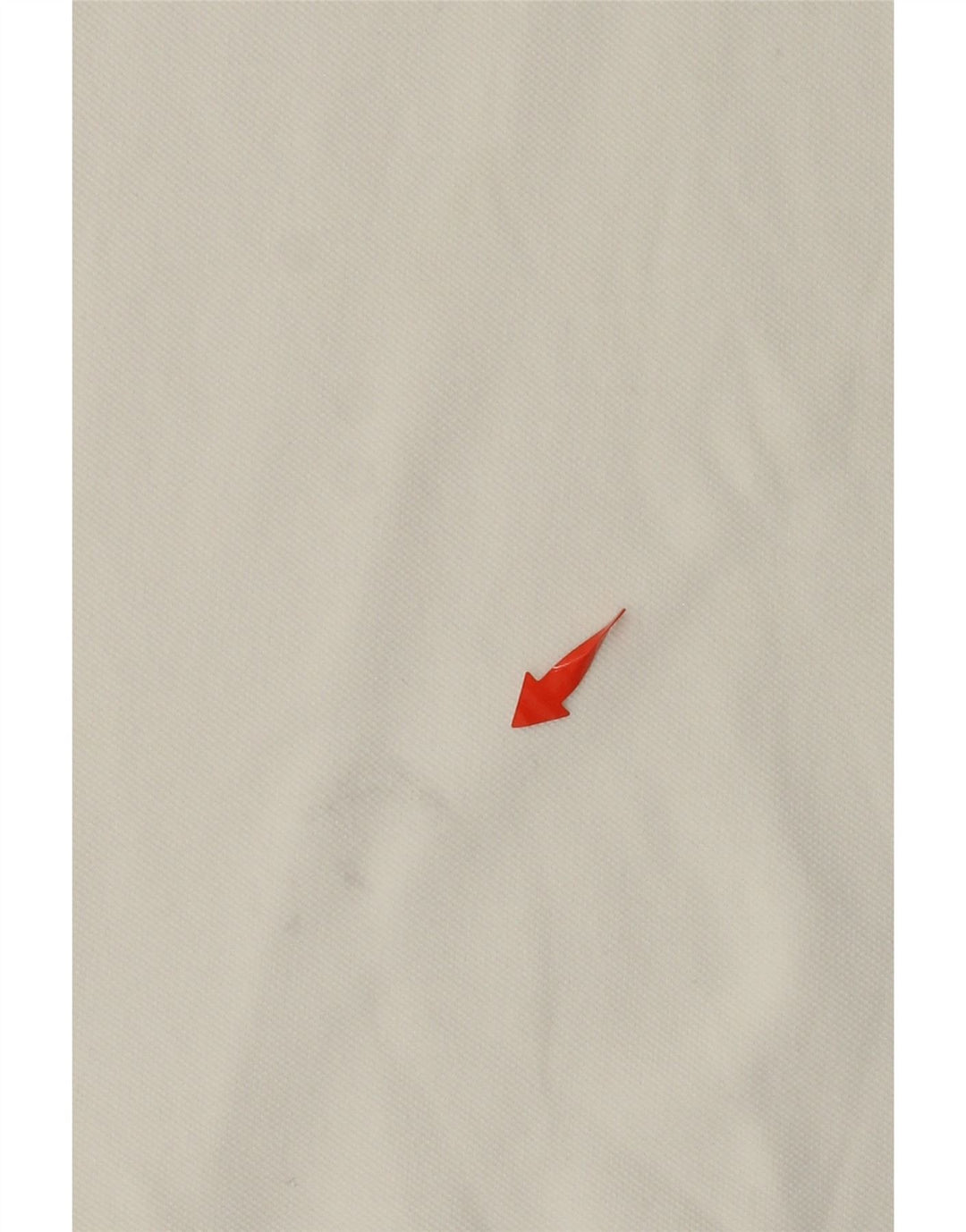 Мужская рубашка-поло ADIDAS из хлопка среднего размера белого цвета