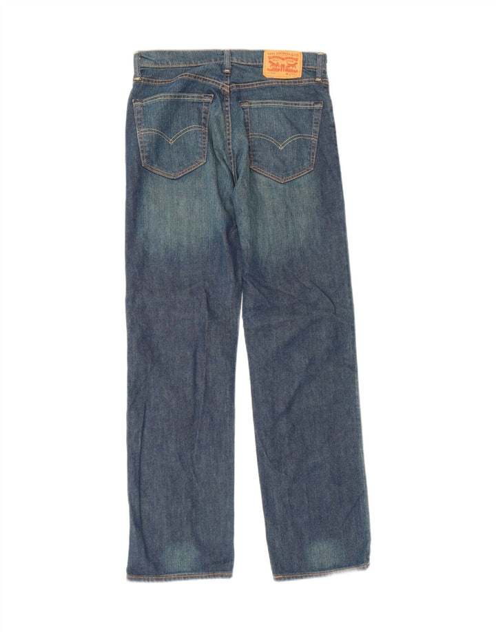 Мужские прямые джинсы Levi's 751 W32 L32 темно-синие, хлопок