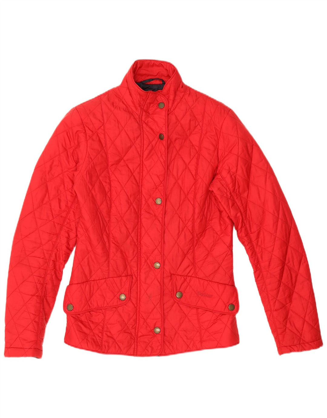Женская стеганая куртка Barbour UK 10 маленькая красная из полиамида