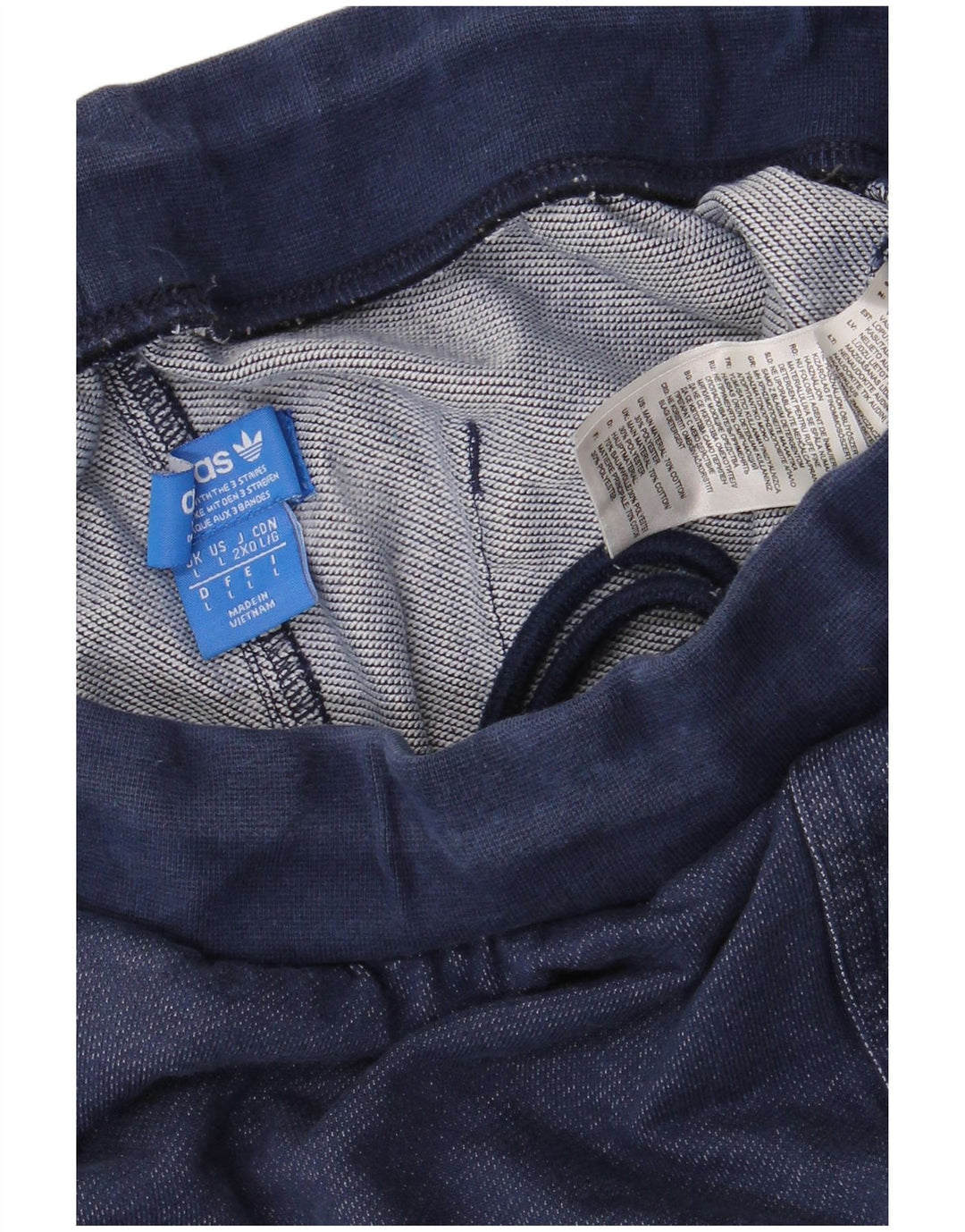 Мужские спортивные брюки Adidas для бега, большие темно-синие хлопковые брюки