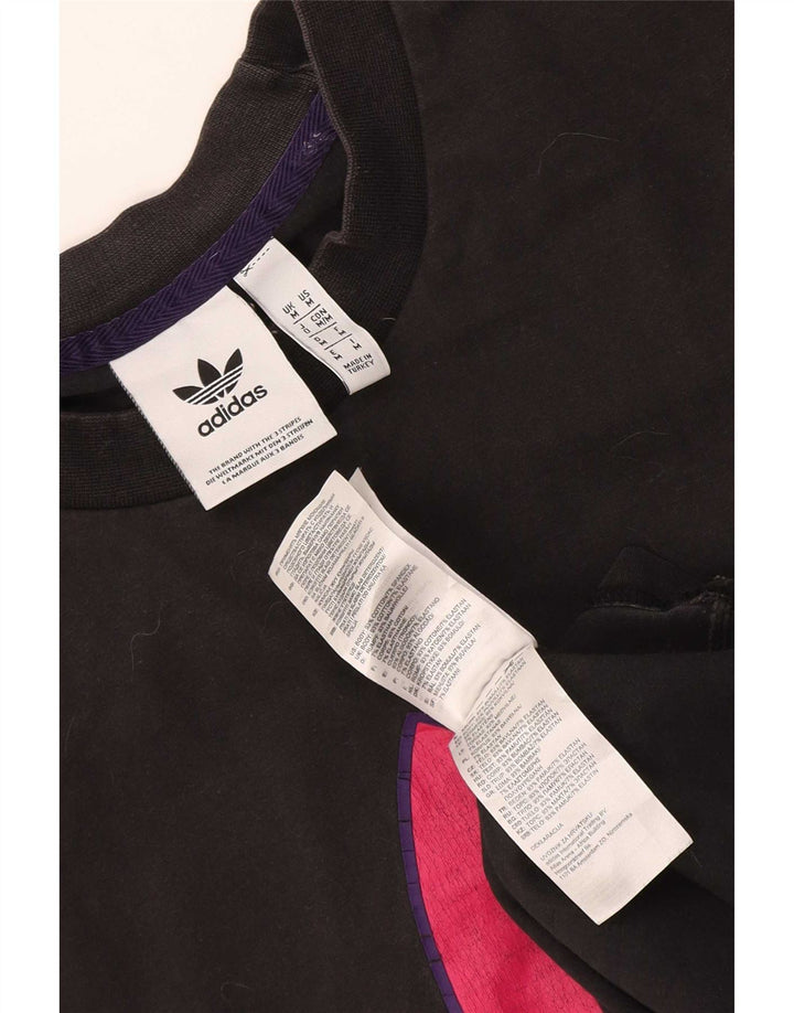 Мужская футболка с рисунком Adidas Top Medium Black Cotton
