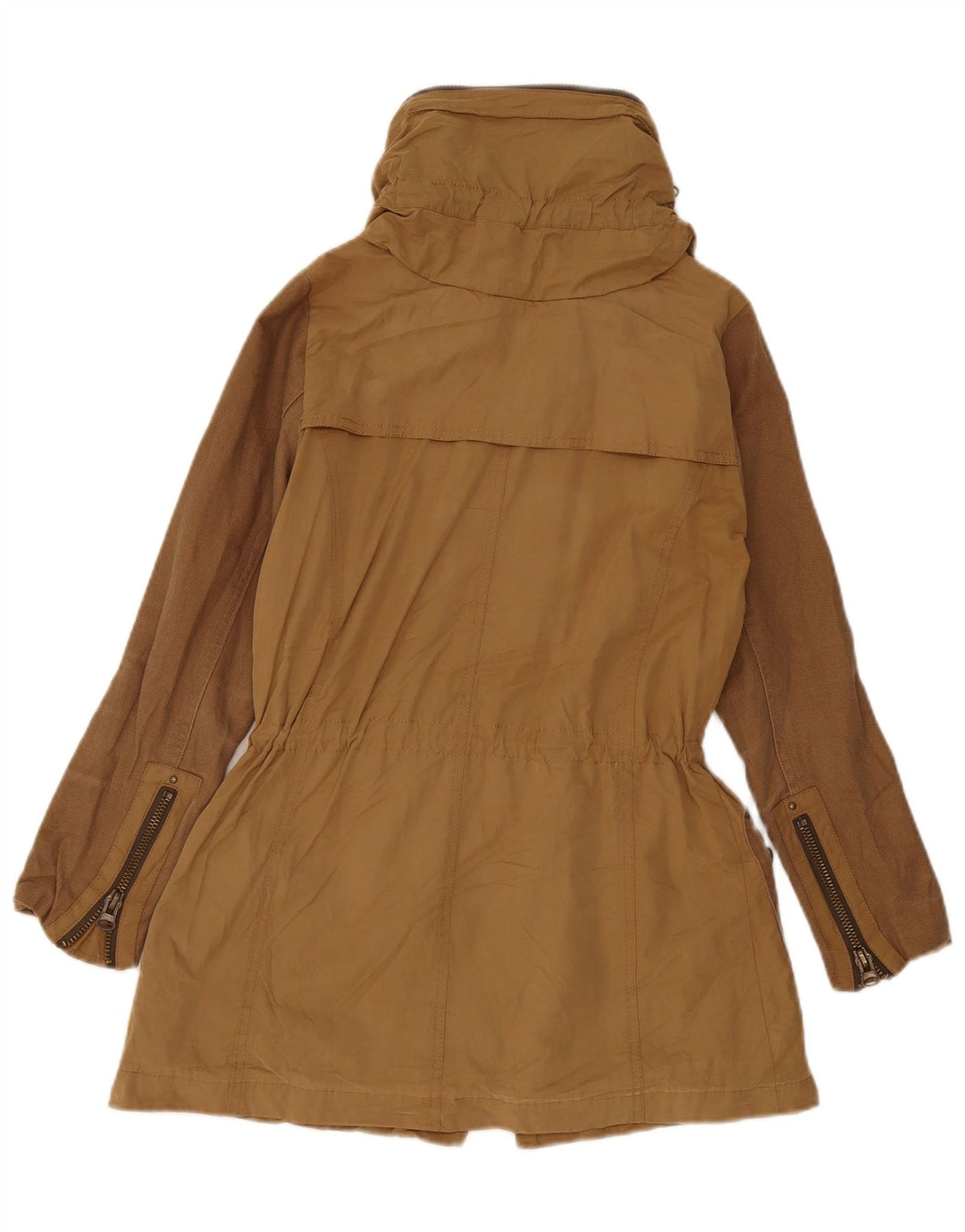 Женская парка оверсайз Zara UK 6 XS Бежевая