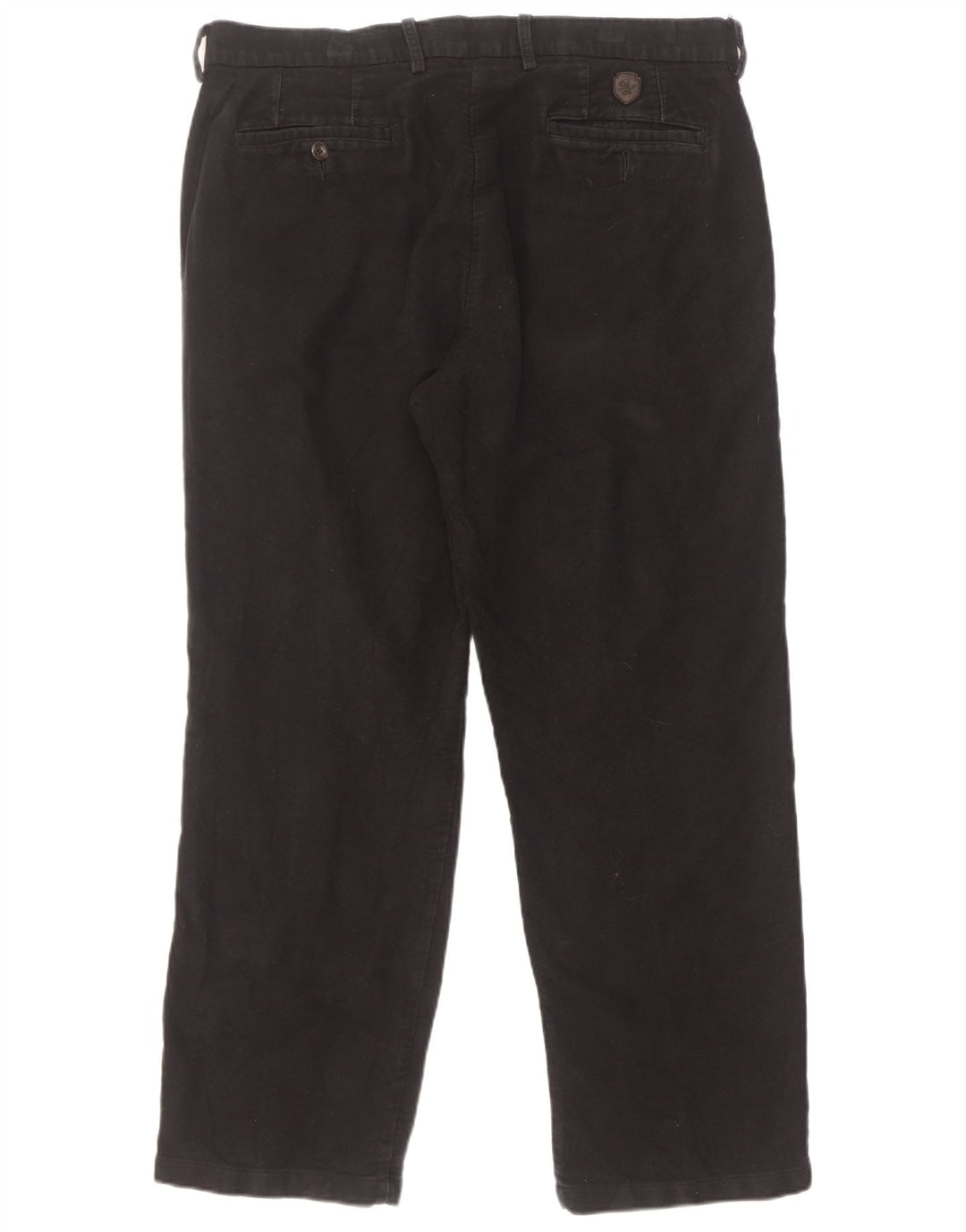 Мужские прямые брюки чинос Marks & Spencer Blue Harbour W36 L29 черные