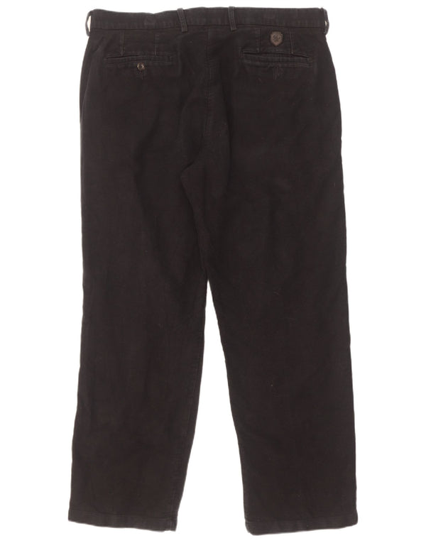 Мужские прямые брюки чинос Marks & Spencer Blue Harbour W36 L29 черные
