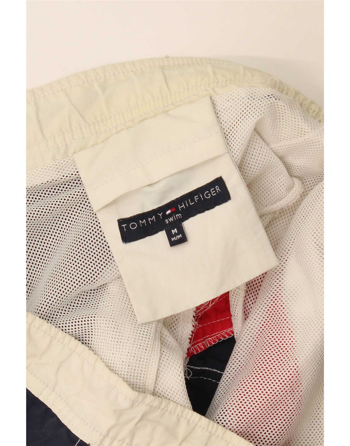Мужские шорты для плавания-карго Tommy Hilfiger, средние, темно-синие, с цветными блоками