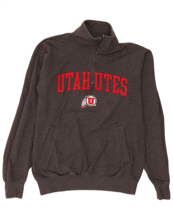 Мужской джемпер с рисунком Champion Utah Utes, средний серый в крапинку