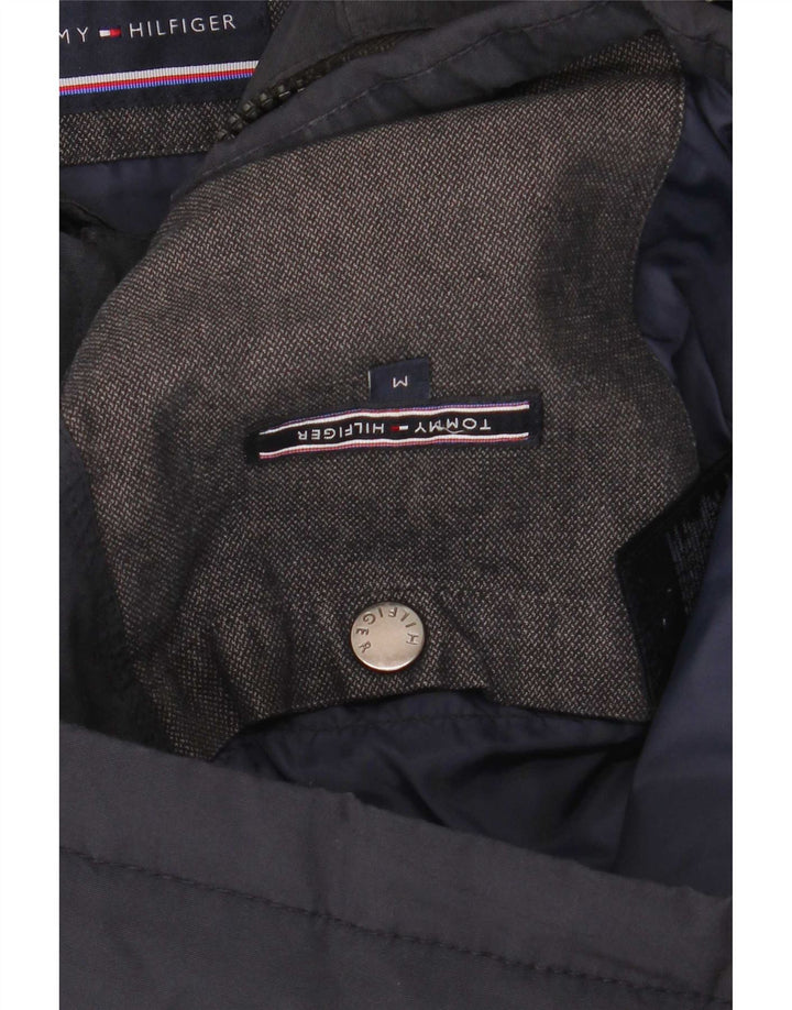 Мужская стеганая куртка Tommy Hilfiger UK 38 средний темно-синий полиэстер