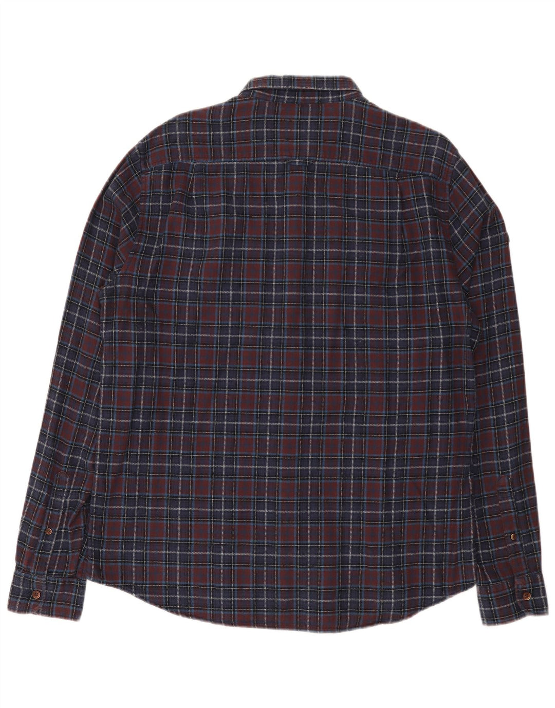 Мужская фланелевая рубашка стандартного кроя Superdry 2XL темно-синяя в клетку