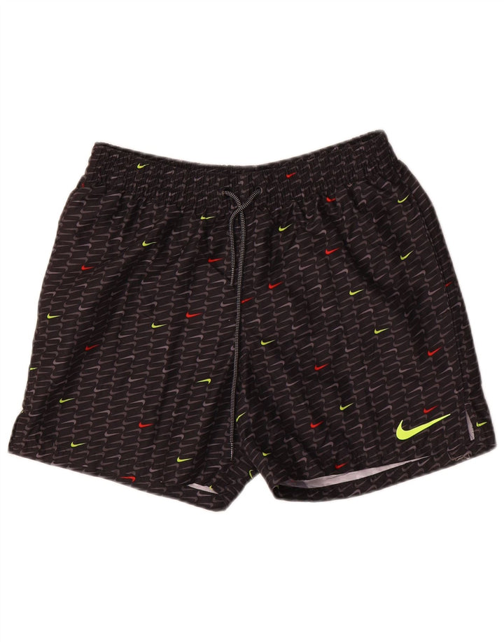 Мужские спортивные шорты Nike с графическим рисунком, маленькие черные из полиэстера
