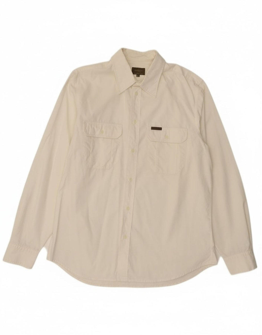 Мужская рубашка Calvin Klein XL из белого хлопка