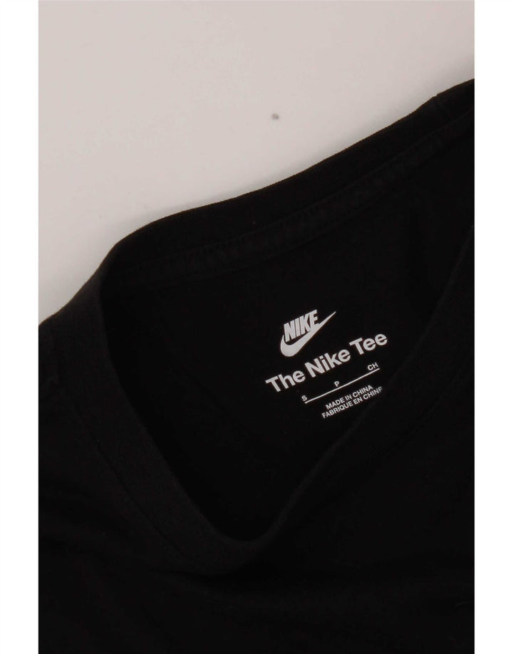 Мужская футболка Nike, маленький черный хлопок