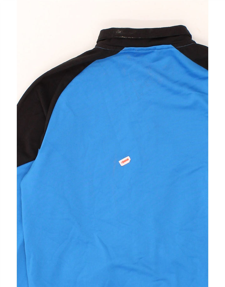 PUMA Boys Graphic Tracksuit Top Jacket 13-14 Years  Blue Colourblock Vintage Puma and Second-Hand Puma from Messina Hembry 