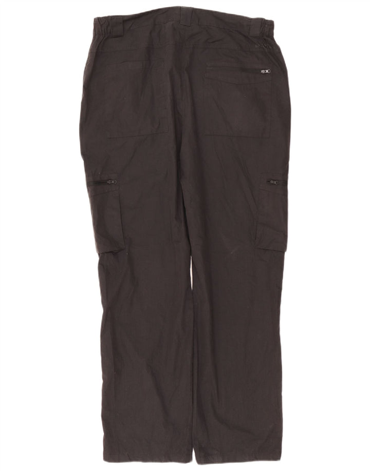 Женские прямые брюки-карго Mountain Warehouse W36 L30, черный полиэстер
