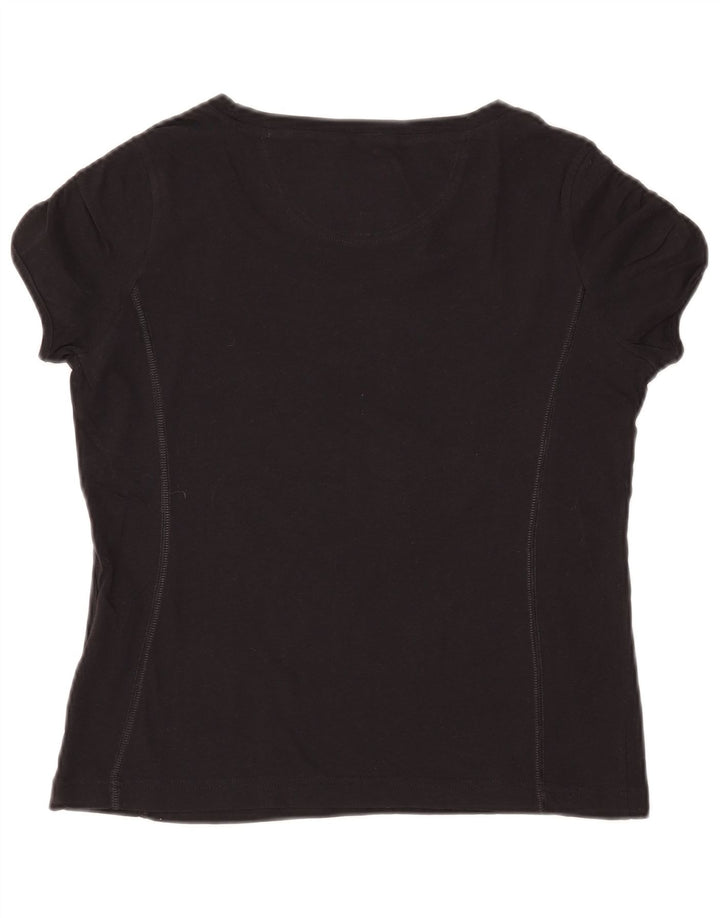 Женская футболка с рисунком CHAMPION Heritage Classics Top UK 12, средний черный цвет