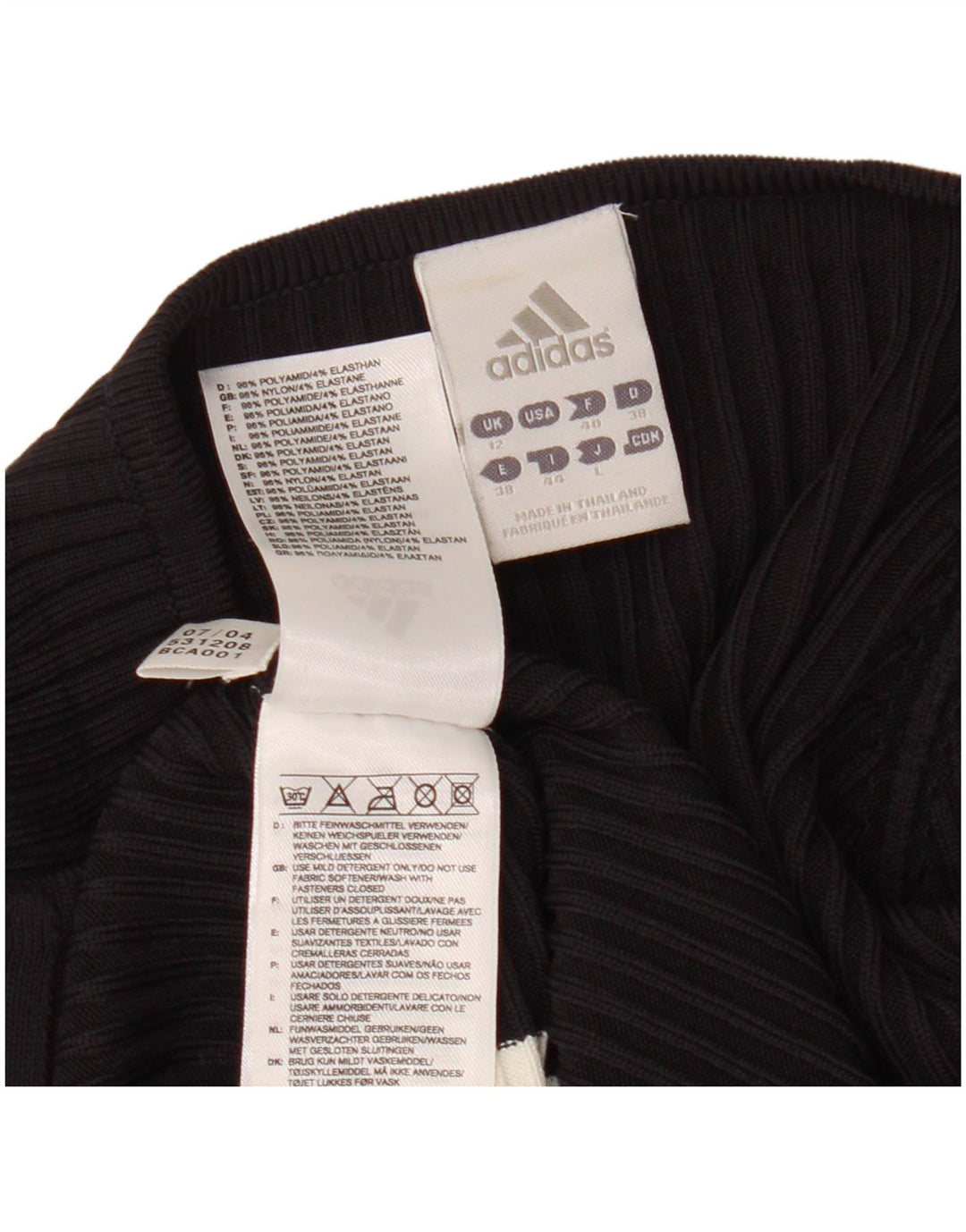 Женский кардиган ADIDAS UK 12, средний черный нейлон