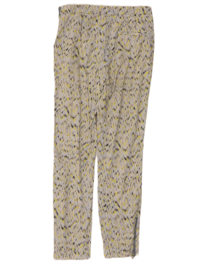 Женские брюки чинос с абстрактным узором ZARA, маленькие W26 L26, разноцветные