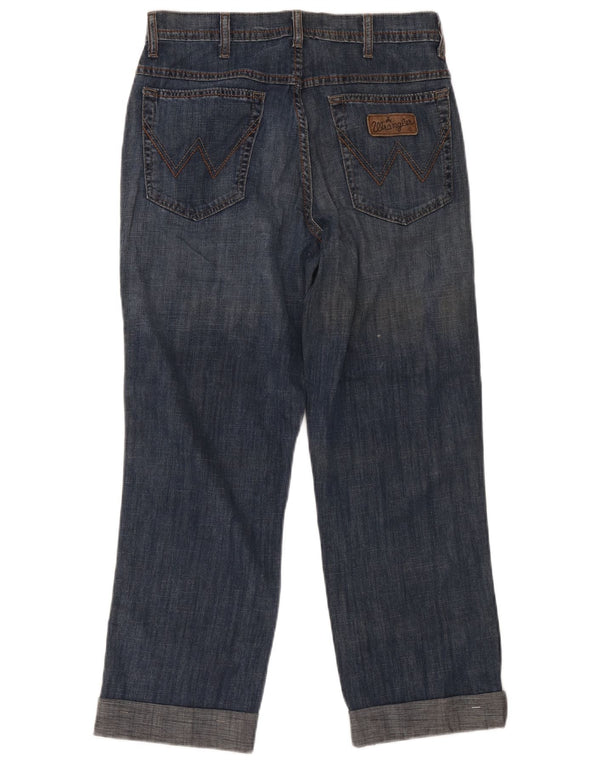 Мужские прямые джинсы Wrangler Texas Stretch W32 L36, синий хлопок