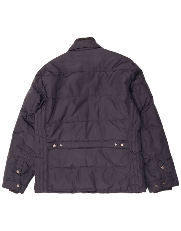 Best Company Mens Padded Jacket UK 44 2XL Navy Blue Nylon