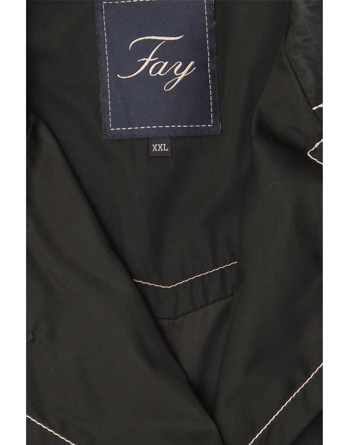 Женский тренч Fay UK 20 2XL черный