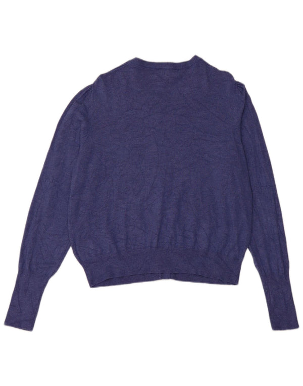 Женский кардиган Marks & Spencer UK 14, средний синий вискоза