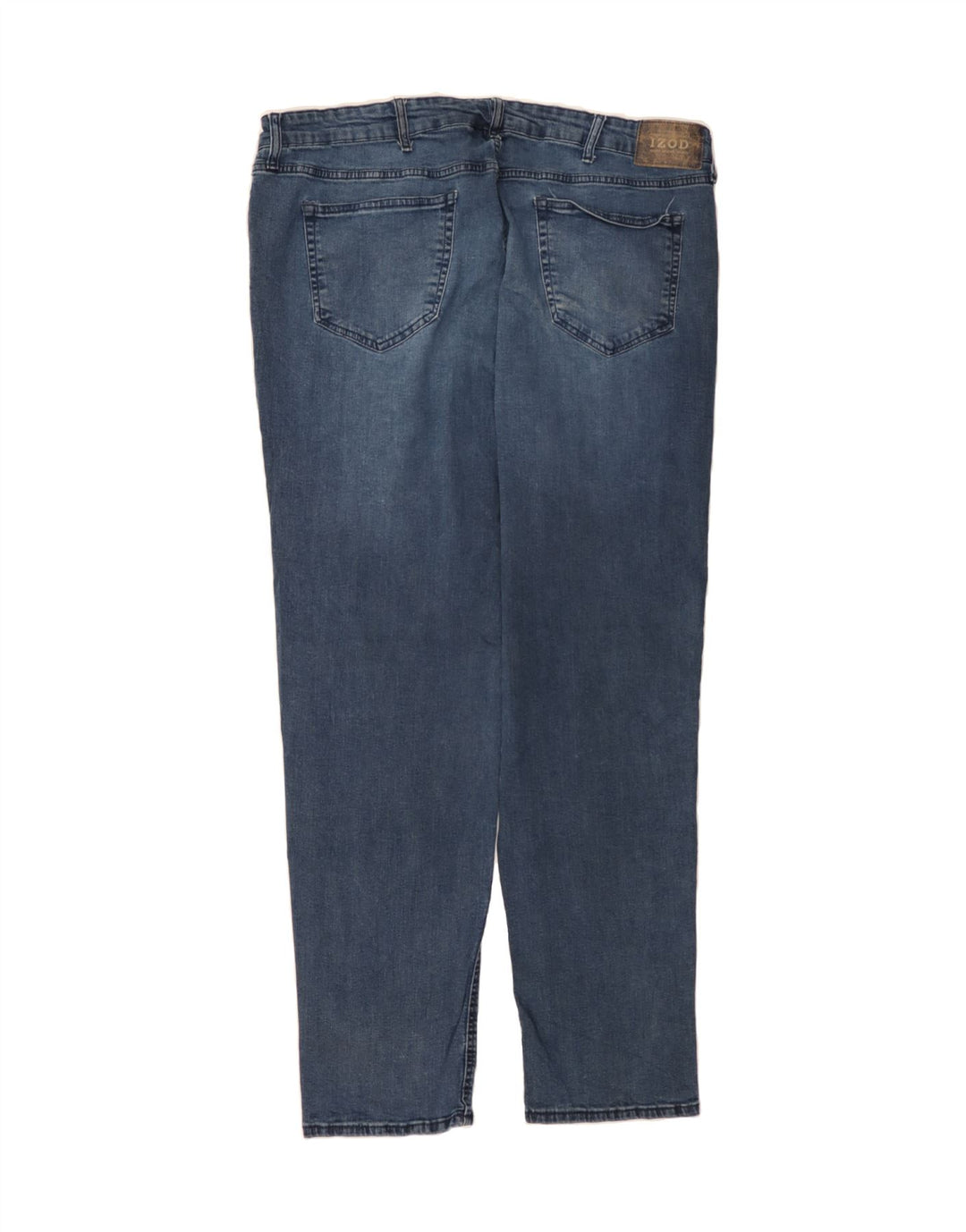 IZOD Mens Regular Tapered Jeans W42 L32 Navy Blue Cotton Vintage Izod and Second-Hand Izod from Messina Hembry 