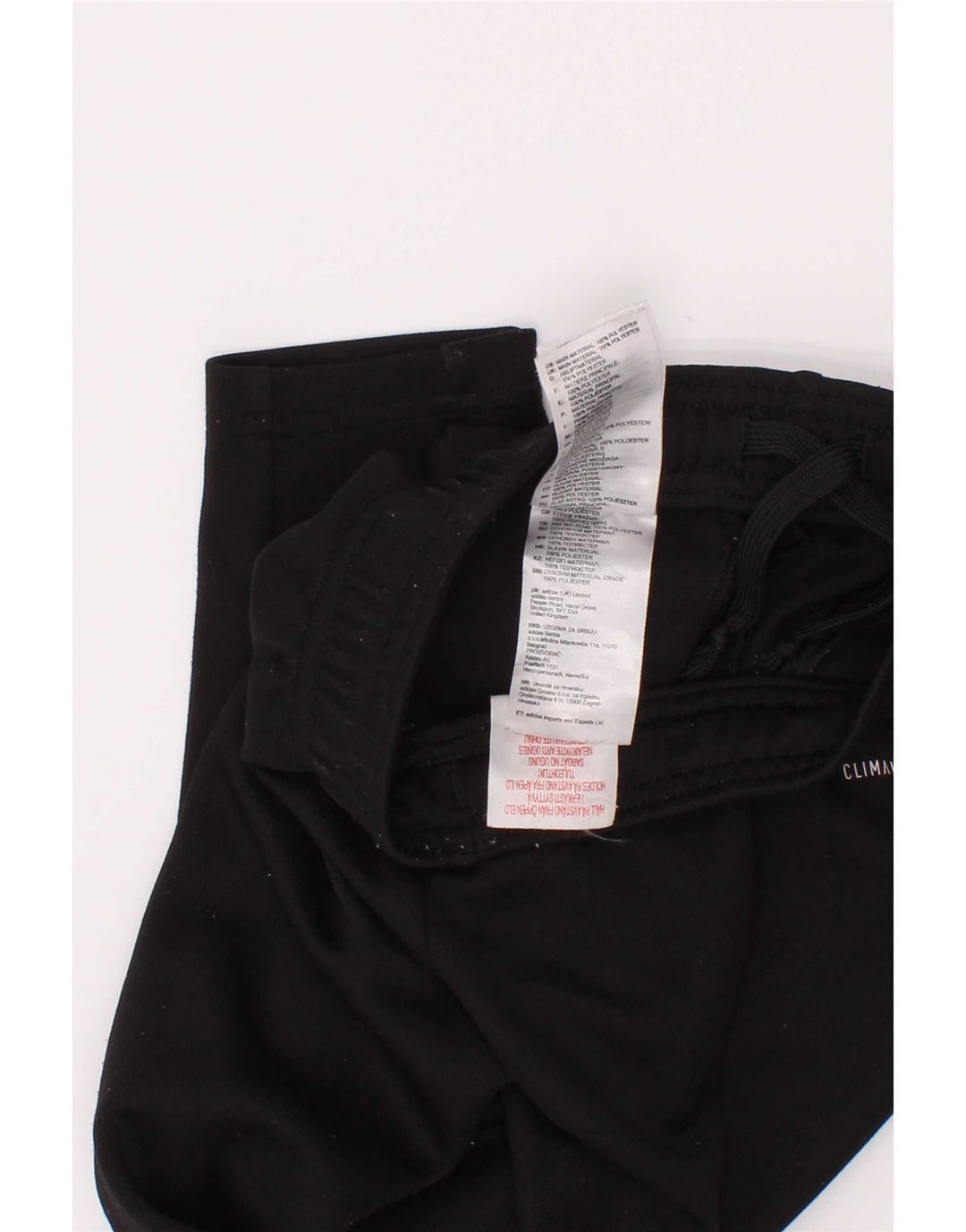Спортивные брюки Adidas Climalite для мальчиков 3-4 года, черный полиэстер