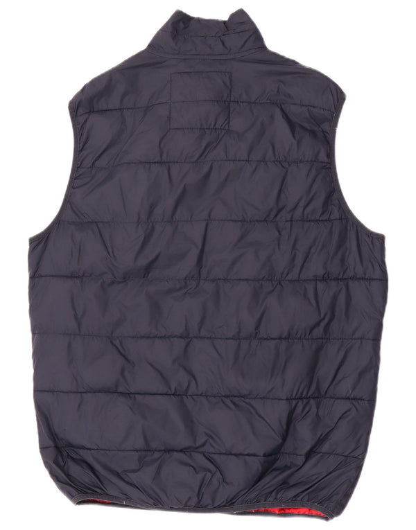 Мужской утепленный жилет Jack & Jones UK 42 XL, темно-синий, нейлон