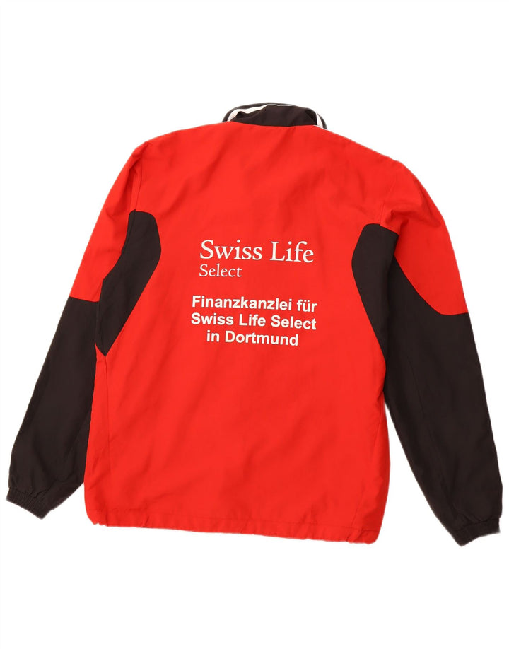 Мужской спортивный костюм ADIDAS с графическим рисунком, Великобритания 38/40, средний красный с цветными блоками