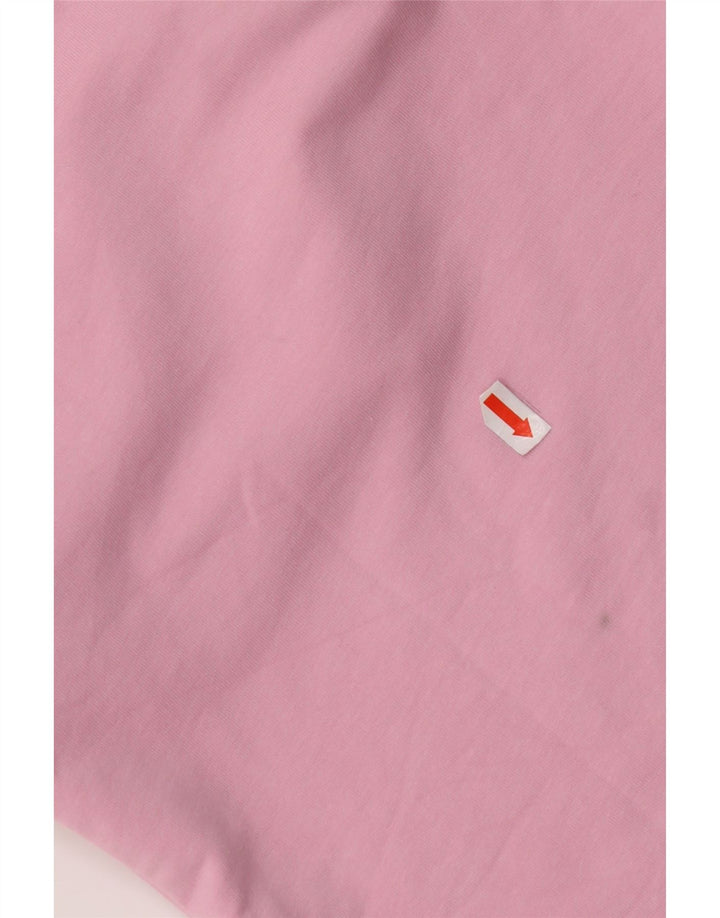 Женская футболка с рисунком PUMA Top UK 18 XL, розовая, хлопок с цветными блоками