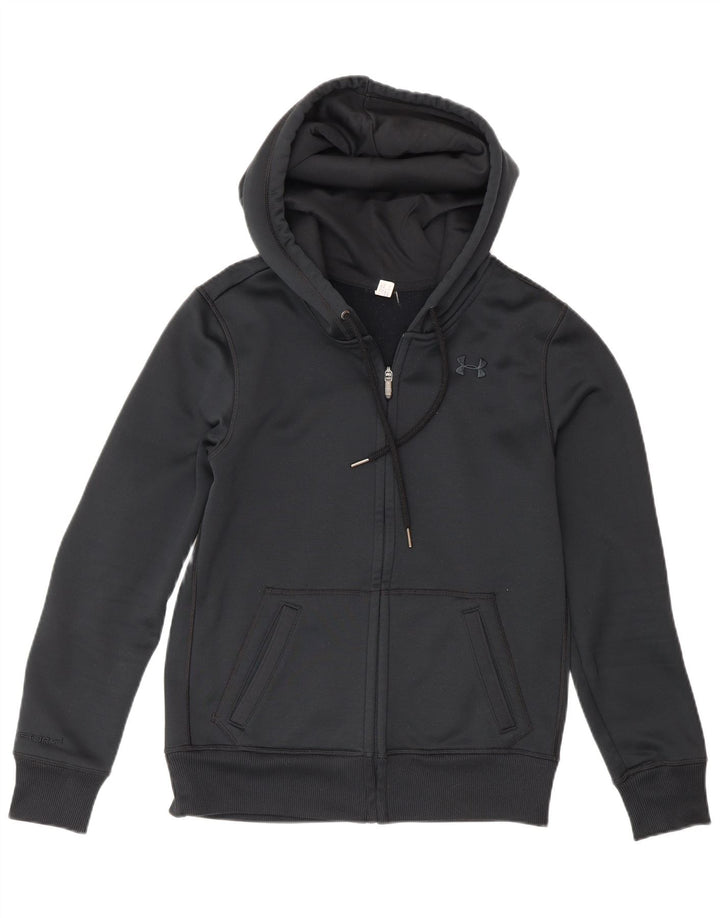 Мужской свитер с капюшоном на молнии Under Armour, маленький черный