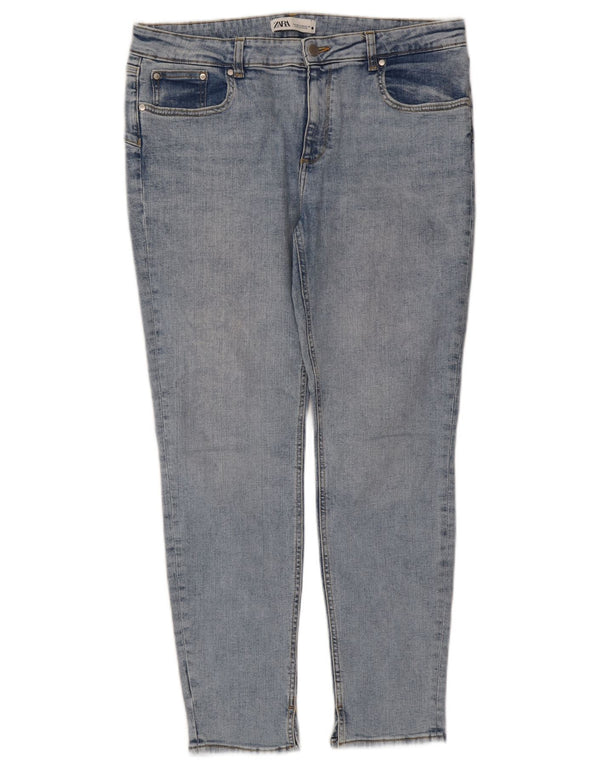 Женские джинсы скинни Zara EU 46 XL W36 L28 синие