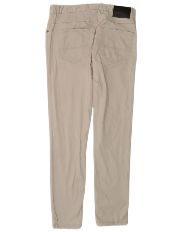 Мужские повседневные узкие брюки Zara EU 40 Medium W31 L30, бежевый хлопок