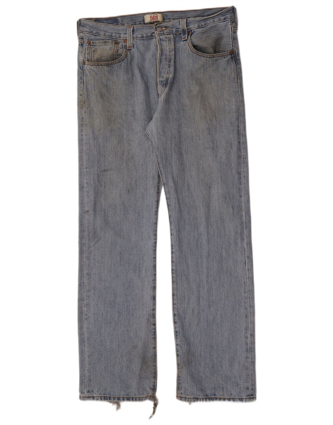 Мужские прямые джинсы Levi's W34 L32 синие, хлопок