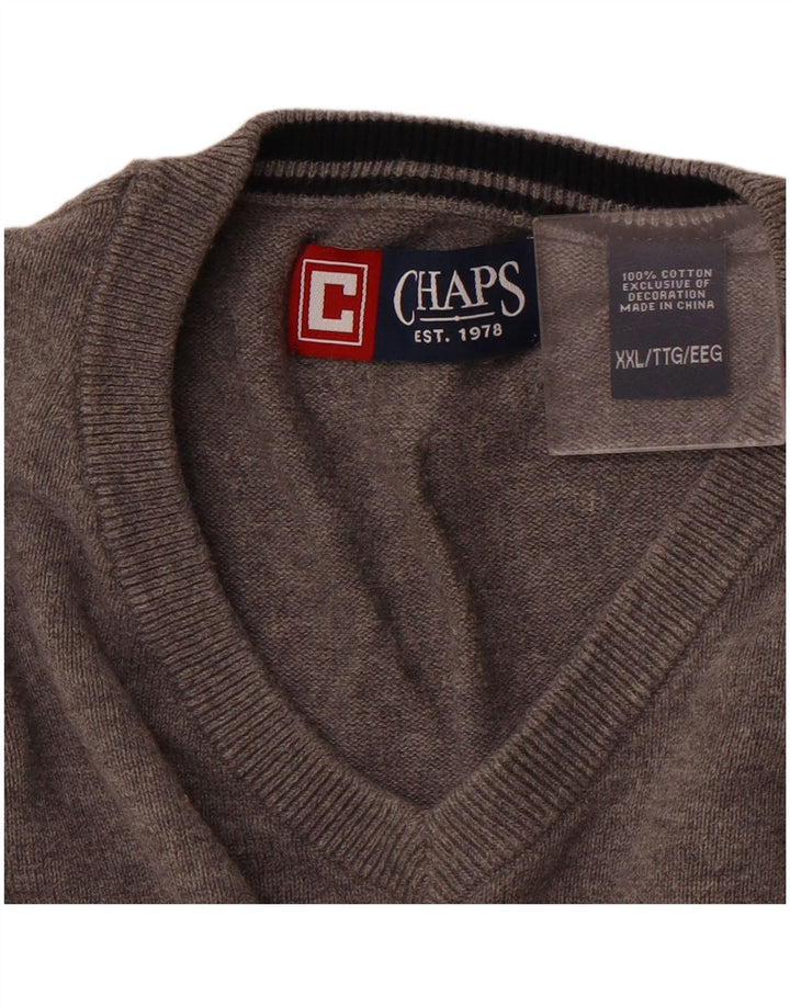Мужская майка CHAPS 2XL, серый хлопок