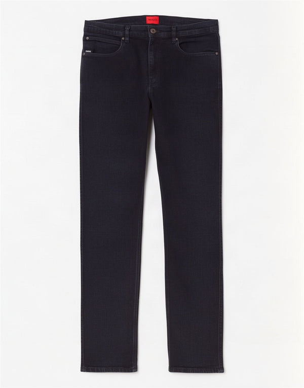Мужские прямые джинсы Hugo Boss W32 L32 темно-синие, хлопок