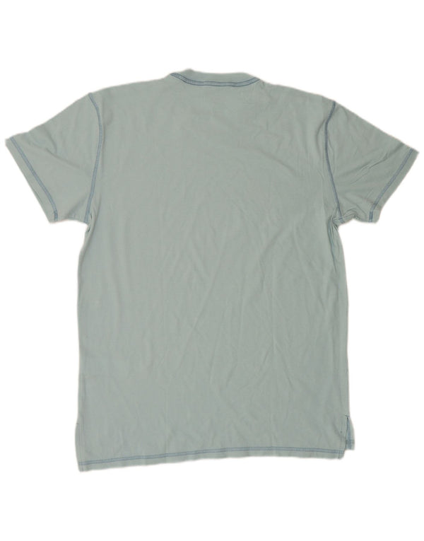 Мужская футболка Hollister Top Medium Blue Cotton