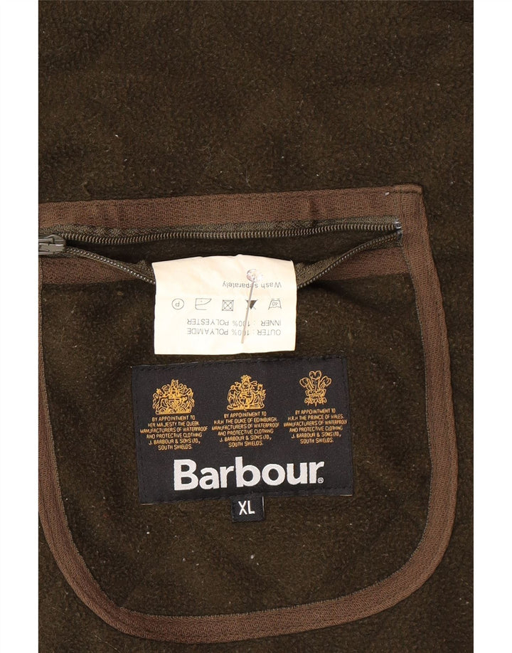 Мужской стеганый жилет BARBOUR UK 42 XL, зеленый полиамид